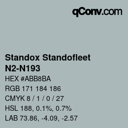 Color code: Standox Standofleet - N2-N193 | qconv.com