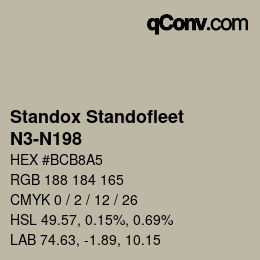 Color code: Standox Standofleet - N3-N198 | qconv.com