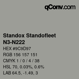 Color code: Standox Standofleet - N3-N222 | qconv.com