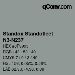 Color code: Standox Standofleet - N3-N237 | qconv.com