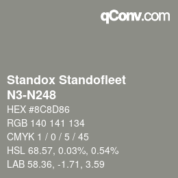 Color code: Standox Standofleet - N3-N248 | qconv.com