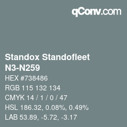 Color code: Standox Standofleet - N3-N259 | qconv.com