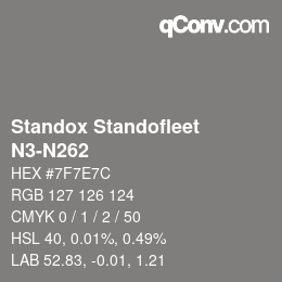 Color code: Standox Standofleet - N3-N262 | qconv.com