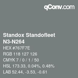 Color code: Standox Standofleet - N3-N264 | qconv.com