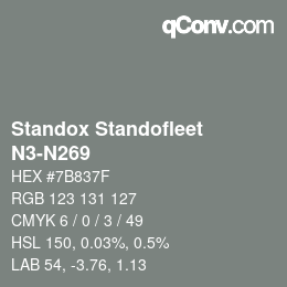 Color code: Standox Standofleet - N3-N269 | qconv.com