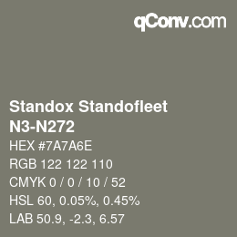 Color code: Standox Standofleet - N3-N272 | qconv.com
