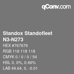Color code: Standox Standofleet - N3-N273 | qconv.com
