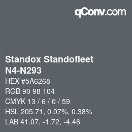 Farbcode: Standox Standofleet - N4-N293 | qconv.com