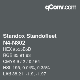 Farbcode: Standox Standofleet - N4-N302 | qconv.com