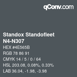 Farbcode: Standox Standofleet - N4-N307 | qconv.com