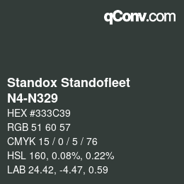 Farbcode: Standox Standofleet - N4-N329 | qconv.com