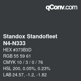 Farbcode: Standox Standofleet - N4-N333 | qconv.com