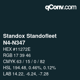 カラーコード: Standox Standofleet - N4-N347 | qconv.com