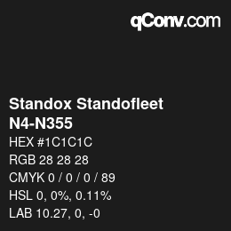 Farbcode: Standox Standofleet - N4-N355 | qconv.com