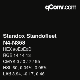 Farbcode: Standox Standofleet - N4-N368 | qconv.com