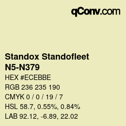 Color code: Standox Standofleet - N5-N379 | qconv.com