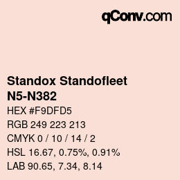 Farbcode: Standox Standofleet - N5-N382 | qconv.com