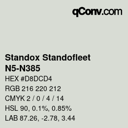 Color code: Standox Standofleet - N5-N385 | qconv.com