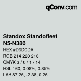 Color code: Standox Standofleet - N5-N386 | qconv.com