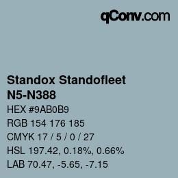 Color code: Standox Standofleet - N5-N388 | qconv.com