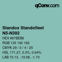 Color code: Standox Standofleet - N5-N392 | qconv.com