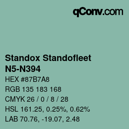 Code couleur: Standox Standofleet - N5-N394 | qconv.com