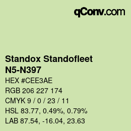 Color code: Standox Standofleet - N5-N397 | qconv.com