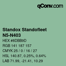 Color code: Standox Standofleet - N5-N403 | qconv.com
