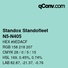 Farbcode: Standox Standofleet - N5-N405 | qconv.com