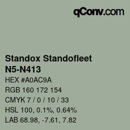 Color code: Standox Standofleet - N5-N413 | qconv.com