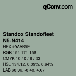 Color code: Standox Standofleet - N5-N414 | qconv.com