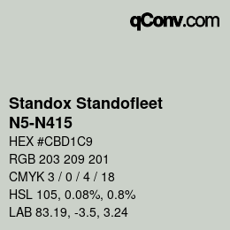 Color code: Standox Standofleet - N5-N415 | qconv.com