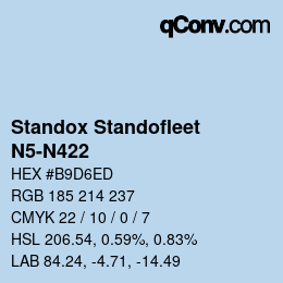 Farbcode: Standox Standofleet - N5-N422 | qconv.com
