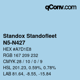 Farbcode: Standox Standofleet - N5-N427 | qconv.com