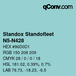 Color code: Standox Standofleet - N5-N428 | qconv.com