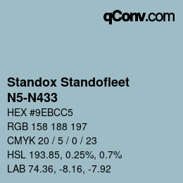 Color code: Standox Standofleet - N5-N433 | qconv.com