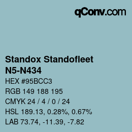 Code couleur: Standox Standofleet - N5-N434 | qconv.com