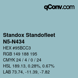 Code couleur: Standox Standofleet - N5-N434 | qconv.com