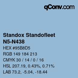 Color code: Standox Standofleet - N5-N438 | qconv.com