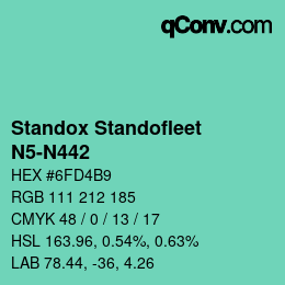 Color code: Standox Standofleet - N5-N442 | qconv.com