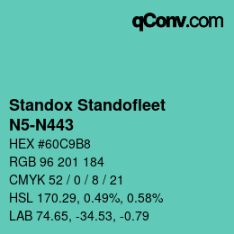 Color code: Standox Standofleet - N5-N443 | qconv.com