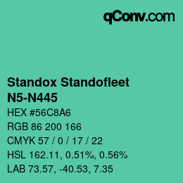 Color code: Standox Standofleet - N5-N445 | qconv.com