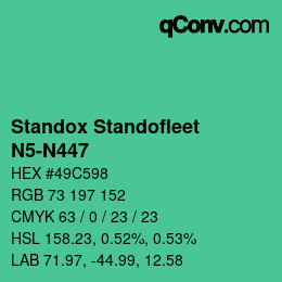 Color code: Standox Standofleet - N5-N447 | qconv.com