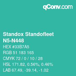 Color code: Standox Standofleet - N5-N448 | qconv.com