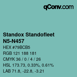 Color code: Standox Standofleet - N5-N457 | qconv.com
