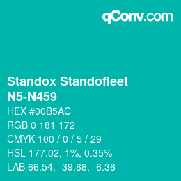 Color code: Standox Standofleet - N5-N459 | qconv.com
