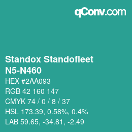 Color code: Standox Standofleet - N5-N460 | qconv.com
