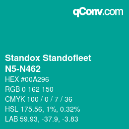 Code couleur: Standox Standofleet - N5-N462 | qconv.com