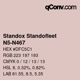 Color code: Standox Standofleet - N5-N467 | qconv.com