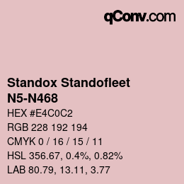 Farbcode: Standox Standofleet - N5-N468 | qconv.com